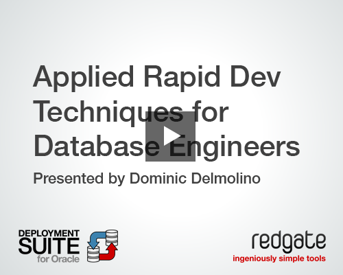 applied rapid development techniques for database engineers