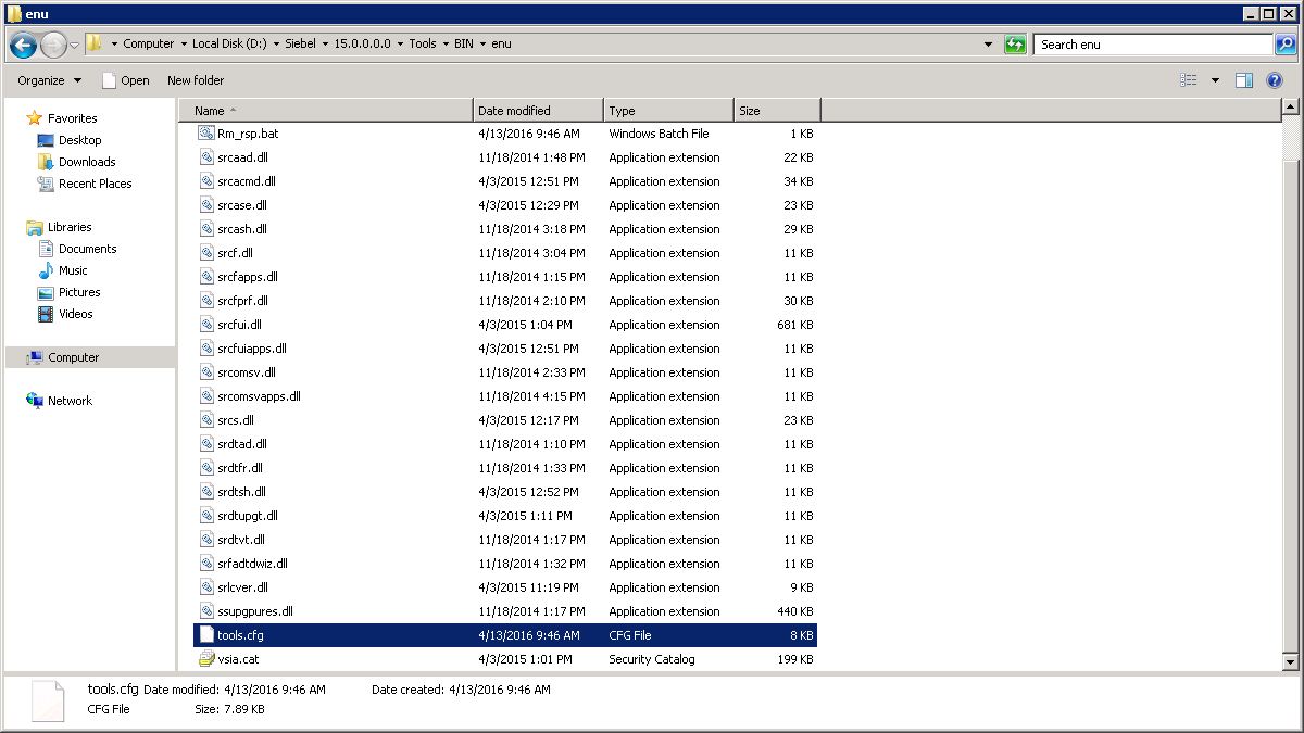 Siebel Crm Part 11 Performing The Siebel Incremental Repository