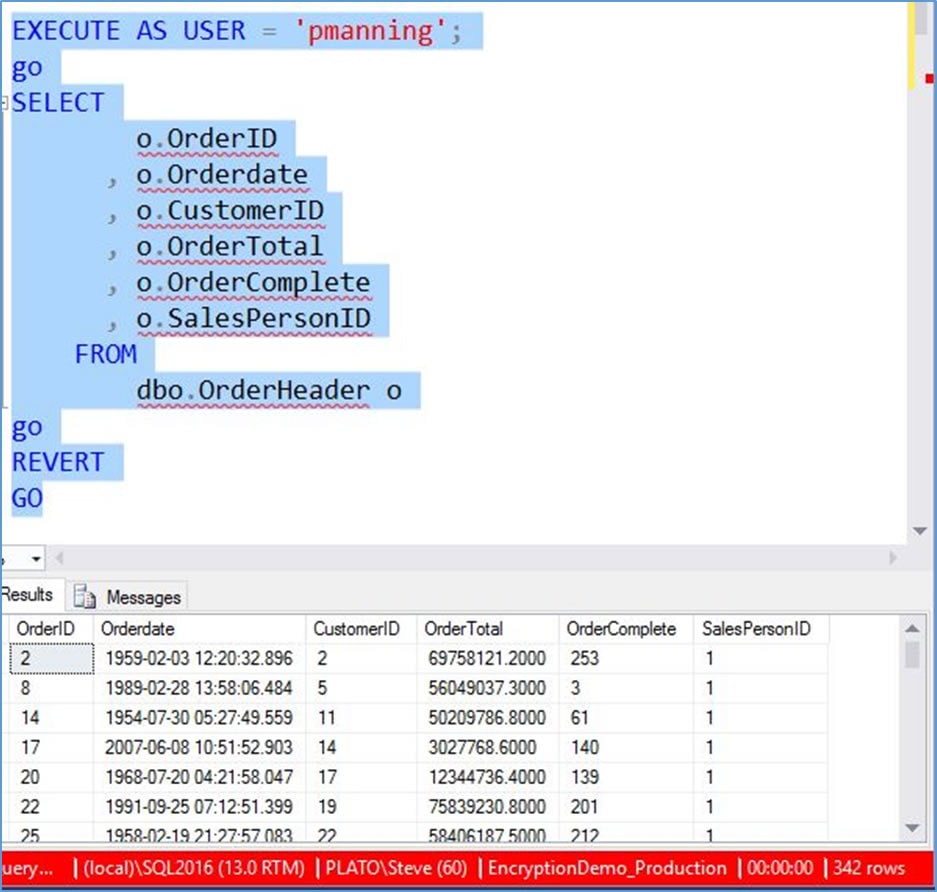 Using Redgate SQL Compare with Row Level Security