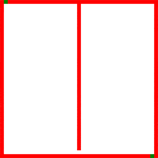 Software coding a recursive maze