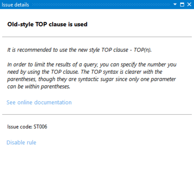 SQL Prompt教程：使用SQL提示代码分析避免T-SQL技术债务