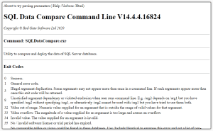 Comparing and Syncing Data using SQL Data Compare Command Line | Redgate