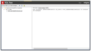 Testing SQL Server Databases Using SQL Test | Redgate
