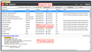Searching for Objects in SQL Server Databases | Redgate