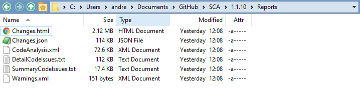 Automatically-generated database build reports
