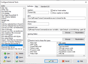 Bulk Formatting of the SQL Server SQL Files | Redgate