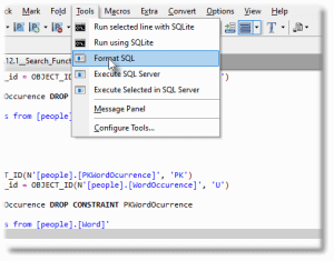 Bulk Formatting of the SQL Server SQL Files | Redgate
