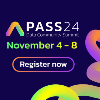 Image advertising PASS Data Community Summit 2024, November 4-8. Register now!