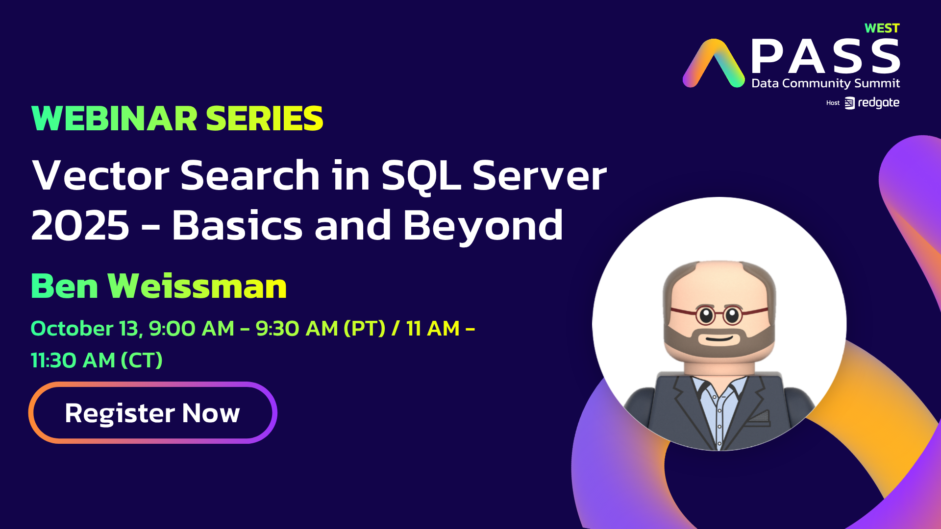 PASS Webinar Series: Vector Search in SQL Server 2025 - Basics and Beyond